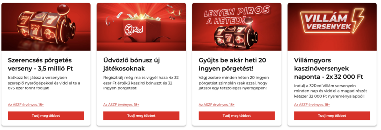 32Red Casino Promotions